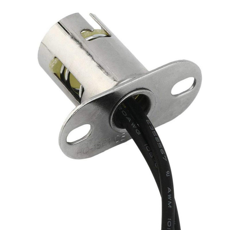 Bstenky 2PCS BAY15D 1157 LED Light Bulb Socket Holder with Wire Connector for Car Auto Truck - Image 4